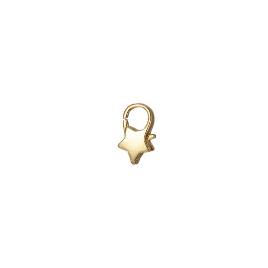 Mini Star Clasp Wholesale Lobster Clasp 24k Gold Filled end Clasp Celestial Lobster Claw for Jewelry Making L-346,L-347