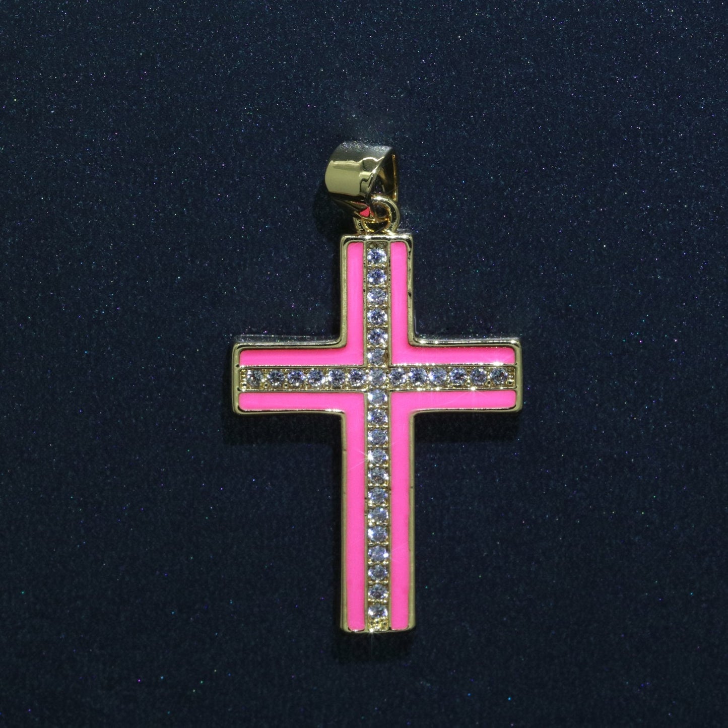 Multi Color Cubic Cross Pendant,Enamel CZ Charm,Earrings Bracelet Necklace Charm,pdgf 2231, J286 - J295