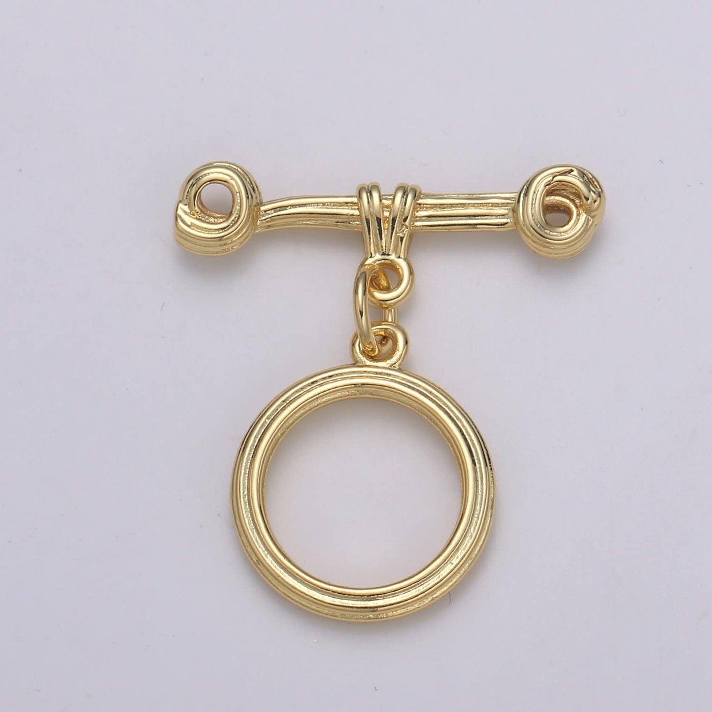 1pc Both sided design Gold Toggle Clasp with jump ring chose color-Gold, Rose Gold Black, Silver OT Clasp for Jewelry Making Supply sup-1141