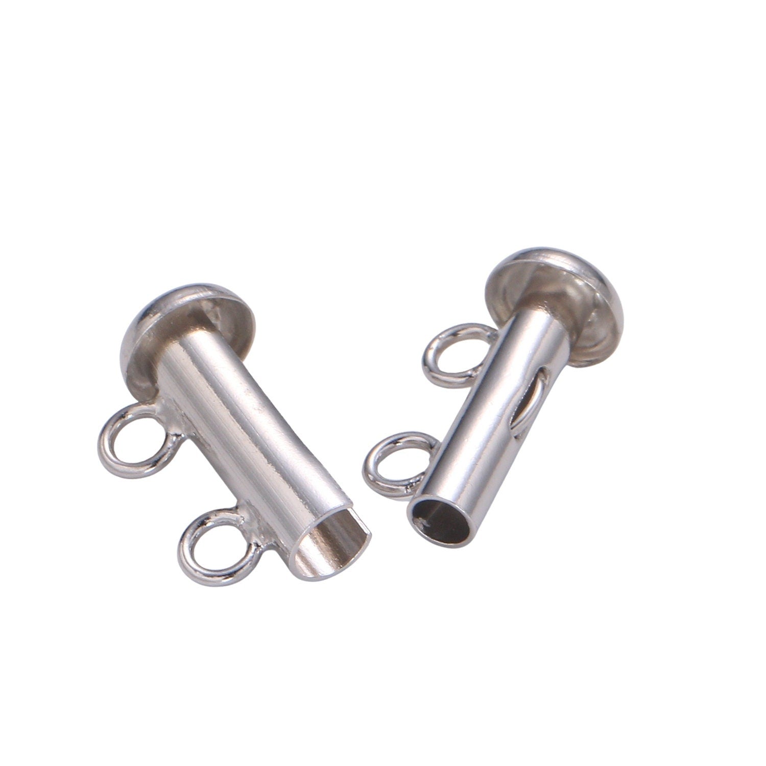 1 Pc 925 Sterling Silver Layered Necklace Spacer Multi strand Detangler Clasp for Layered Bracelet Necklace Jewelry Craft multi strand,230