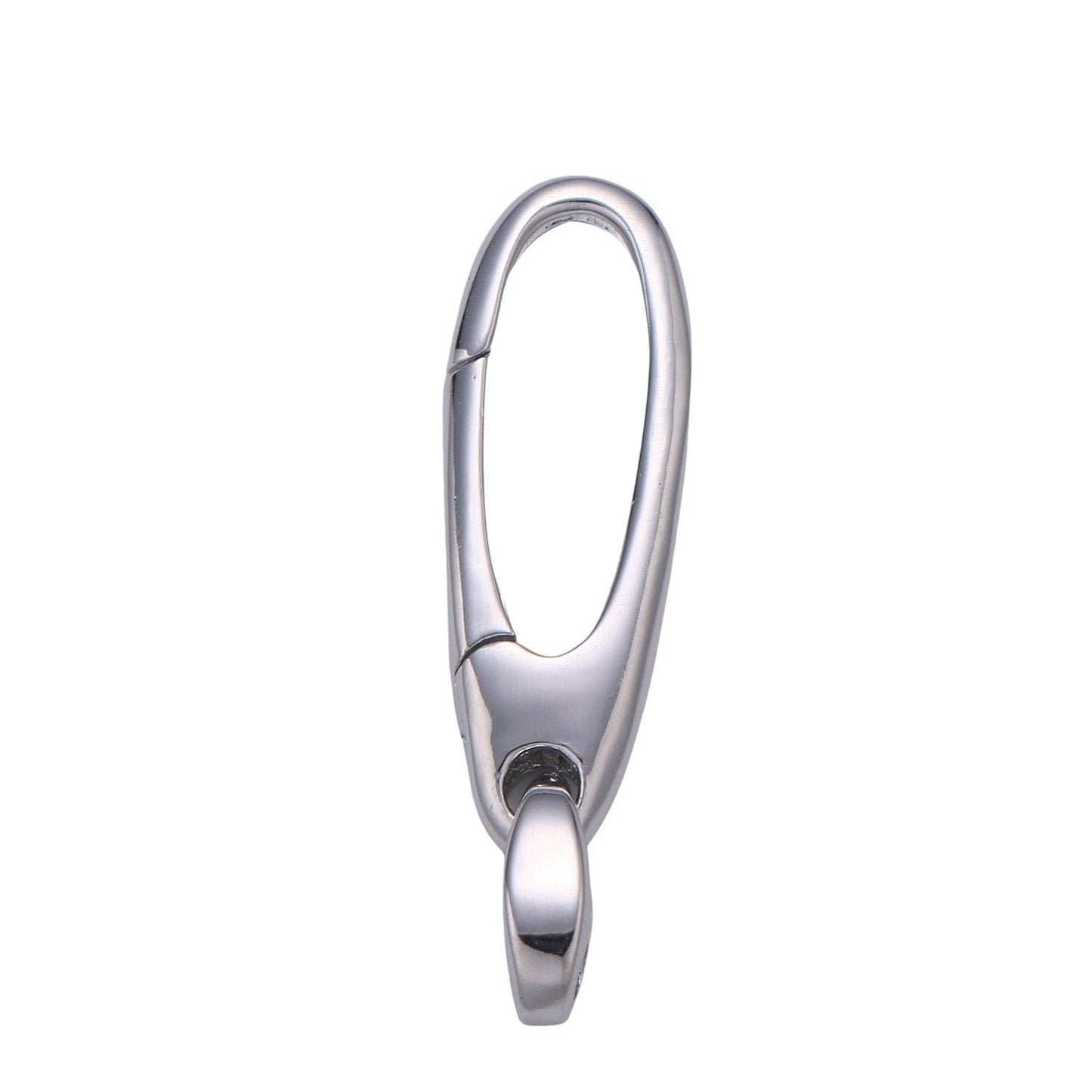 1 Pc 925 Sterling Silver Lobster Clasp Unique Design Lobster Claw with Jump Ring for Necklace Bracelet Anklet Making Lanyard SL-251
