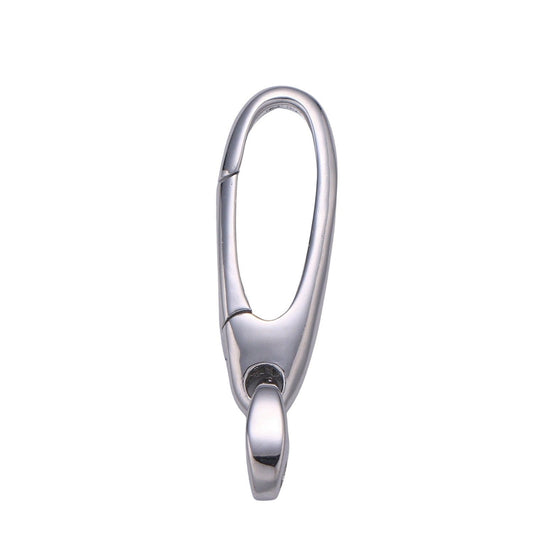1 Pc 925 Sterling Silver Lobster Clasp Unique Design Lobster Claw with Jump Ring for Necklace Bracelet Anklet Making Lanyard SL-251