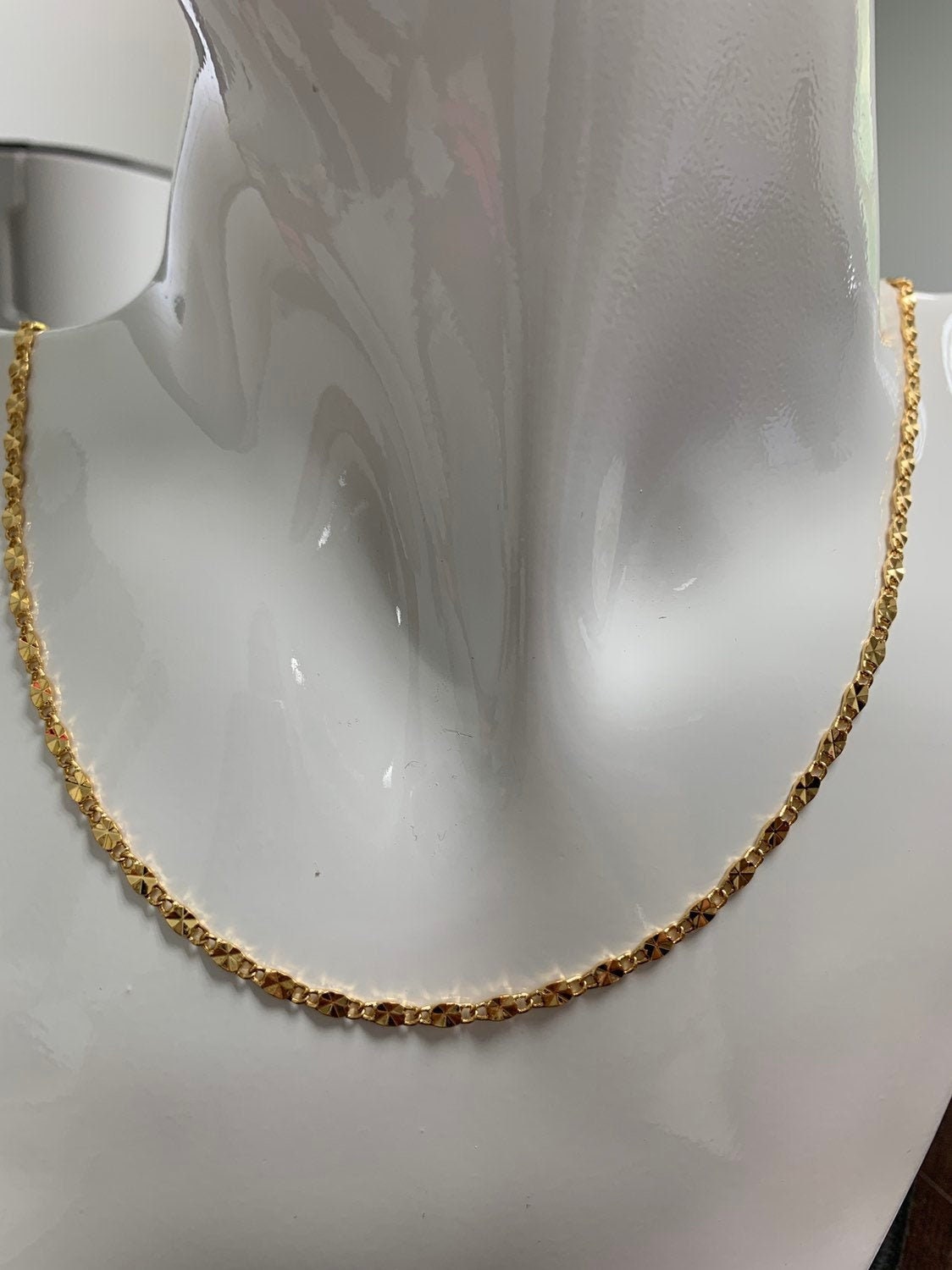 1pc 19.7'' Ready to Use Gold Anchor Necklace Chain,Layering Sunburst Chain Dainty Necklace,For Pendant Charm Necklace Making, 809