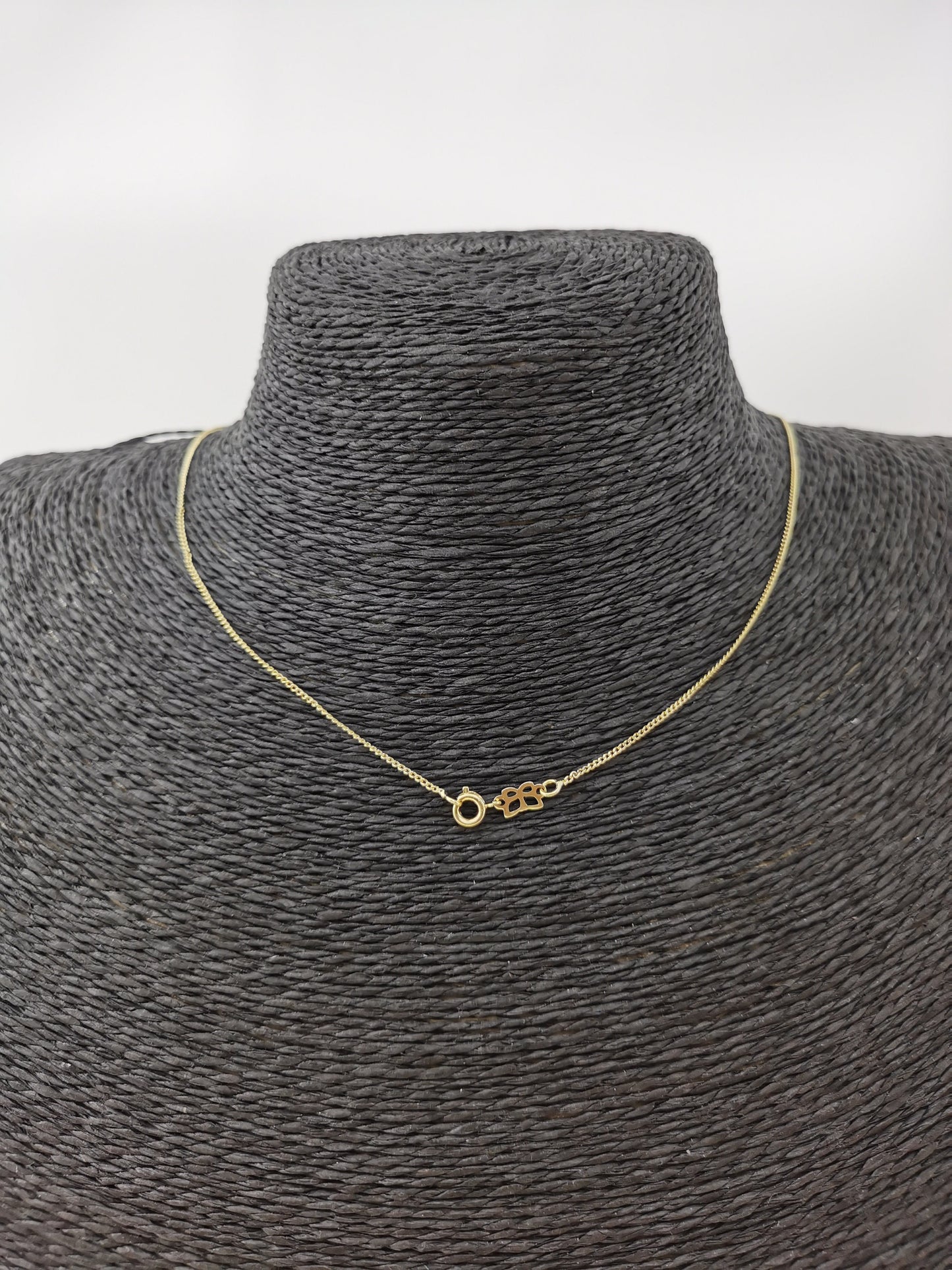 1pc15.5'' sleek,1mm Ready to Use Gold Cuban Curb Necklace Chain, Layering Curb Chain Dainty Necklace,For Pendant Charm Necklace Making, 360