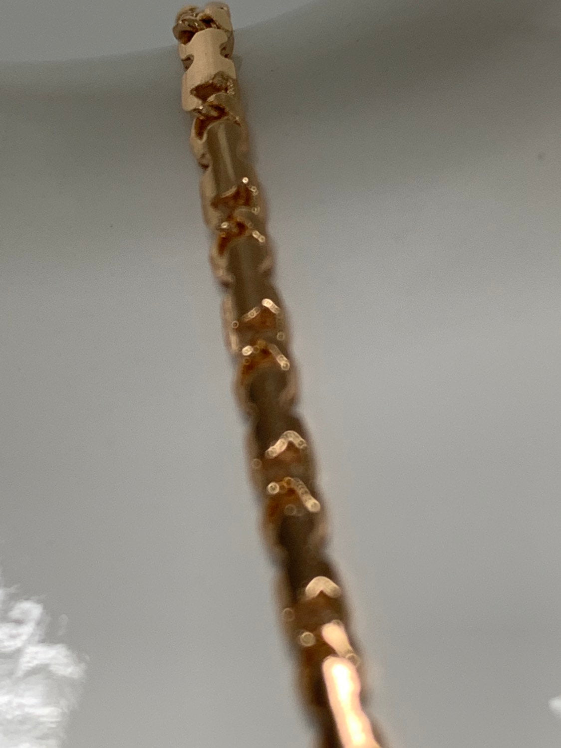 1pc 18'' Ready to Use 18K Gold Filled Unique Necklace Chain, Layering Plate Lock Chain Dainty Necklace, Perfect for Pendant Charm 385