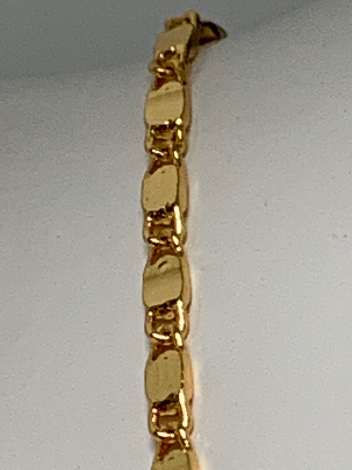 1pc19.5'' Ready to Use Gold Unique Necklace Chain, Layering Plate Lock Chain Dainty Necklace, Perfect for Pendant Necklace, 321
