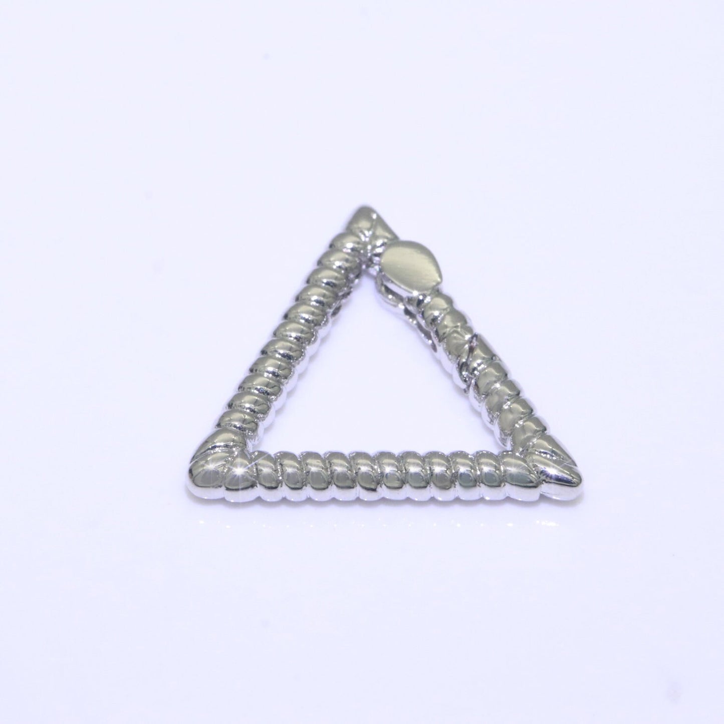15.5X17.5mm Triangle Gold Spring Buckle Metal Snap Clasp Spring gate ring, Trigger Round Ring, Snap Clasp Hook for Jewelry Supply