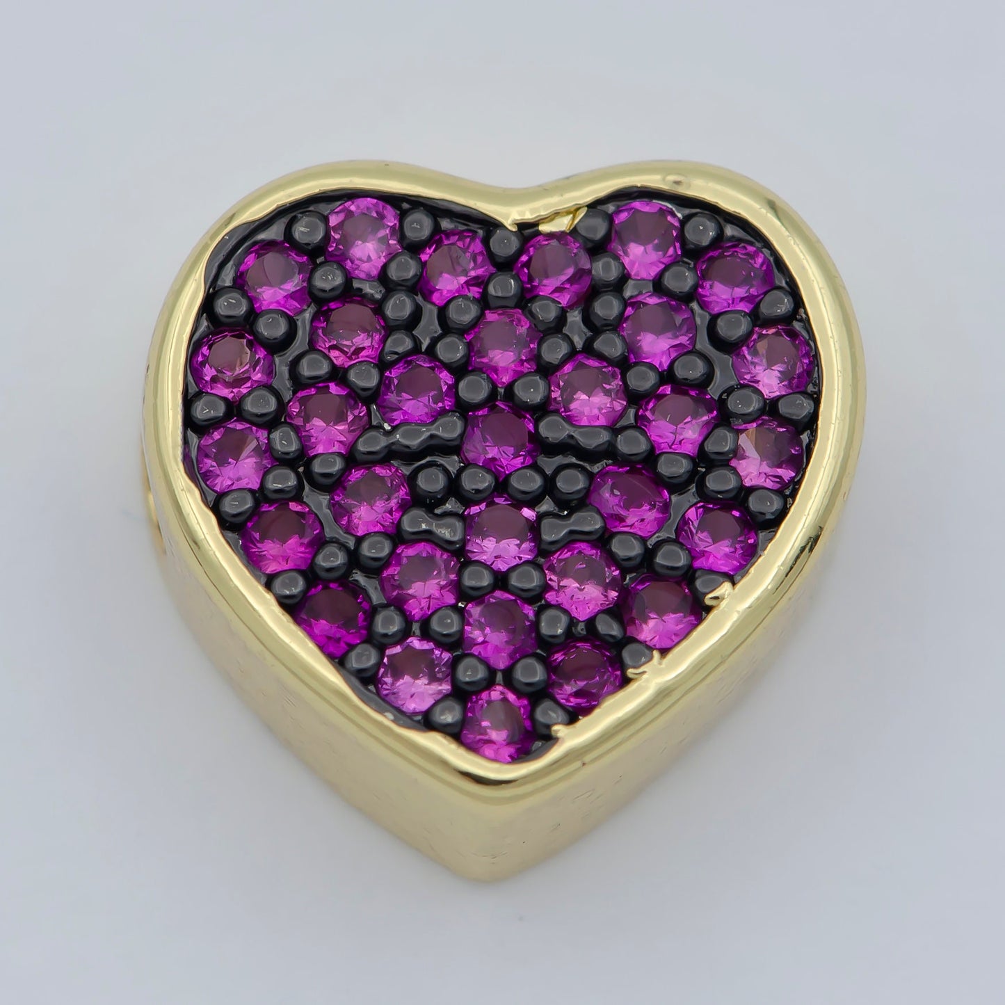 14k Gold Filled Heart Beads, Hearts Spacer Beads, Gold Bracelet Charms Rose Gold Silver Love Jewelry Supplies Component findings 10MM