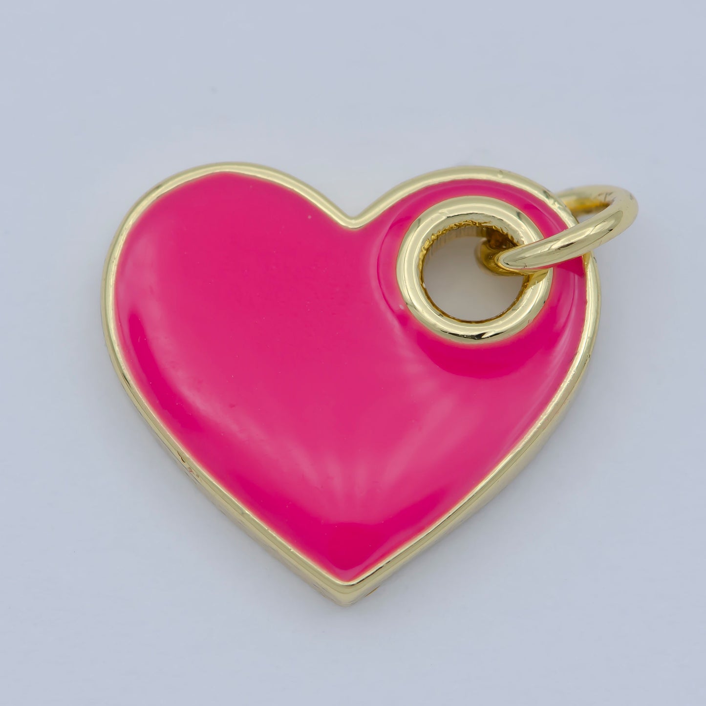 Dainty Enamel Heart Charm Colorful Sideways Heart Pendant Necklace Earring Bracelet Supply for Love Dainty Minimalist Heart Blue Pink Red