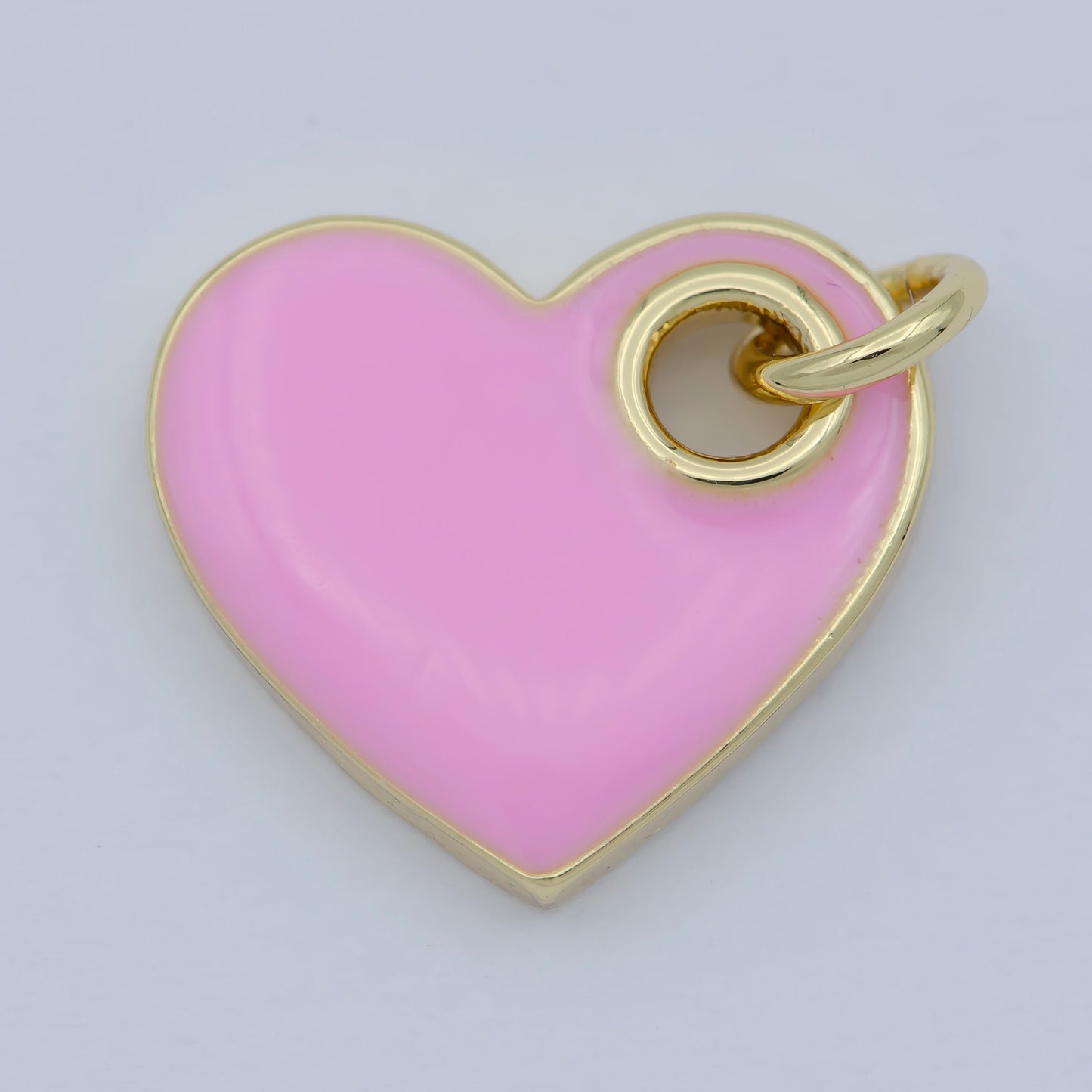 Dainty Enamel Heart Charm Colorful Sideways Heart Pendant Necklace Earring Bracelet Supply for Love Dainty Minimalist Heart Blue Pink Red