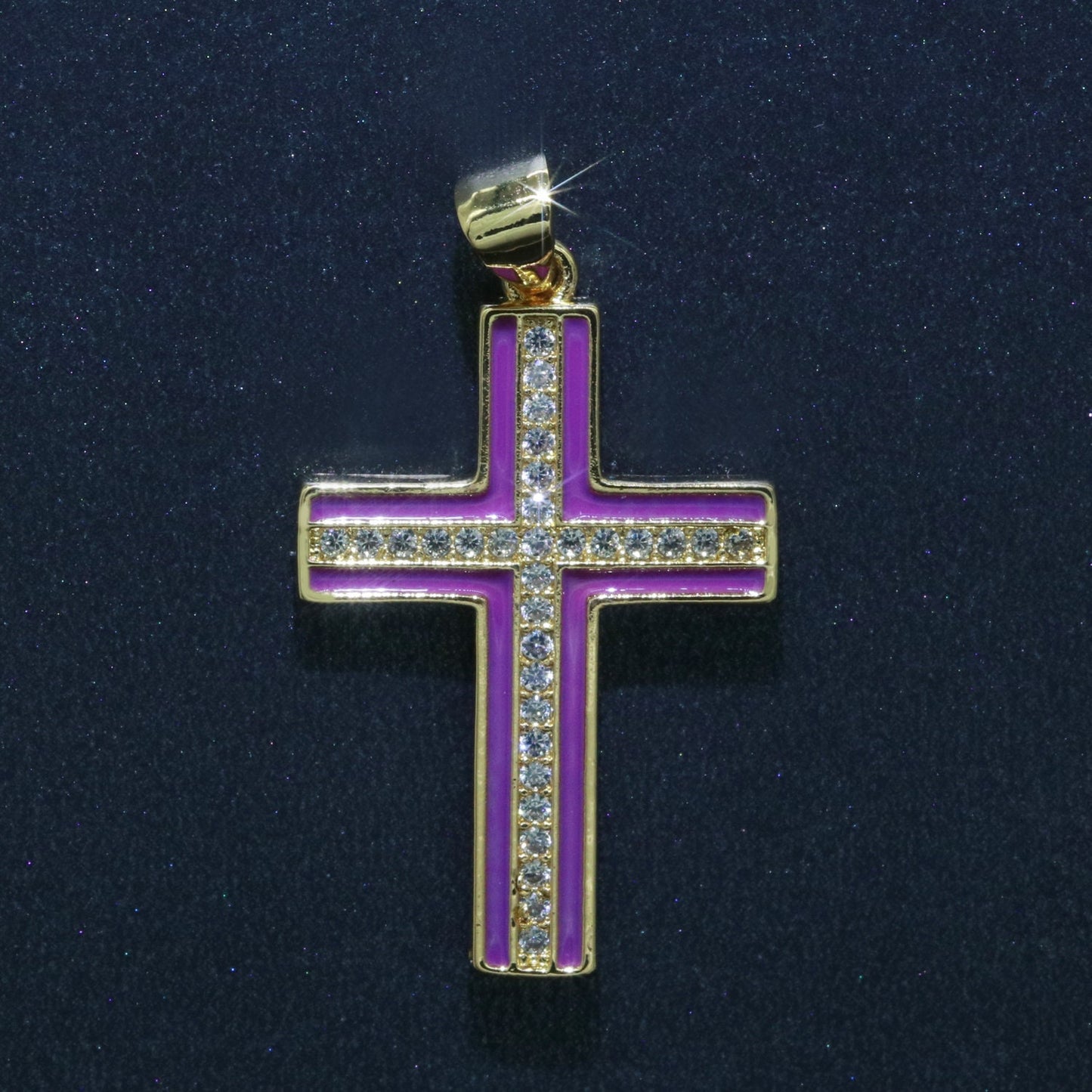 Multi Color Cubic Cross Pendant,Enamel CZ Charm,Earrings Bracelet Necklace Charm,pdgf 2231, J286 - J295