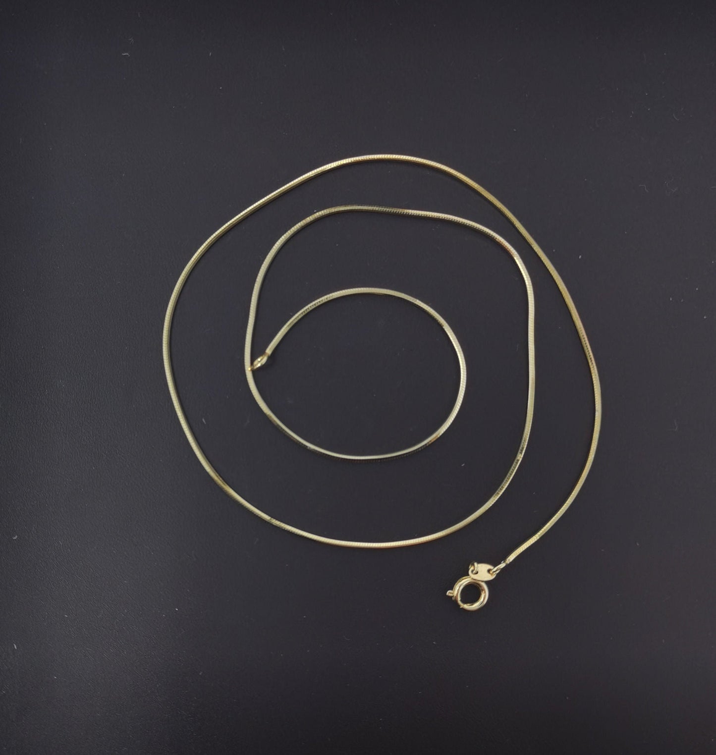 1pc 19.6' Ready to Use Gold Cocoon Necklace Chain, Layer Snake Chain Dainty Necklace, For Pendant Charm Necklace Making,CN- 305