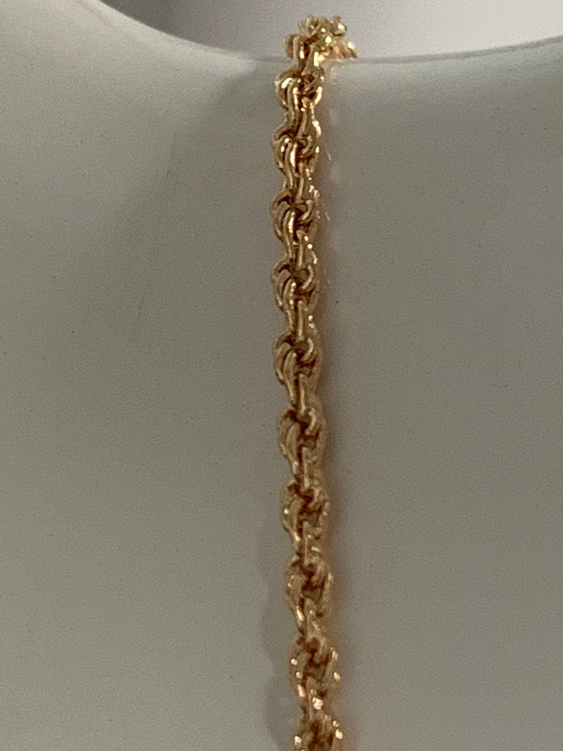 1pc 20'' Ready to Use 18K Gold Singapore Necklace Chain, Layer Twisted Chain Dainty Necklace, For Pendant Charm Necklace Making,308