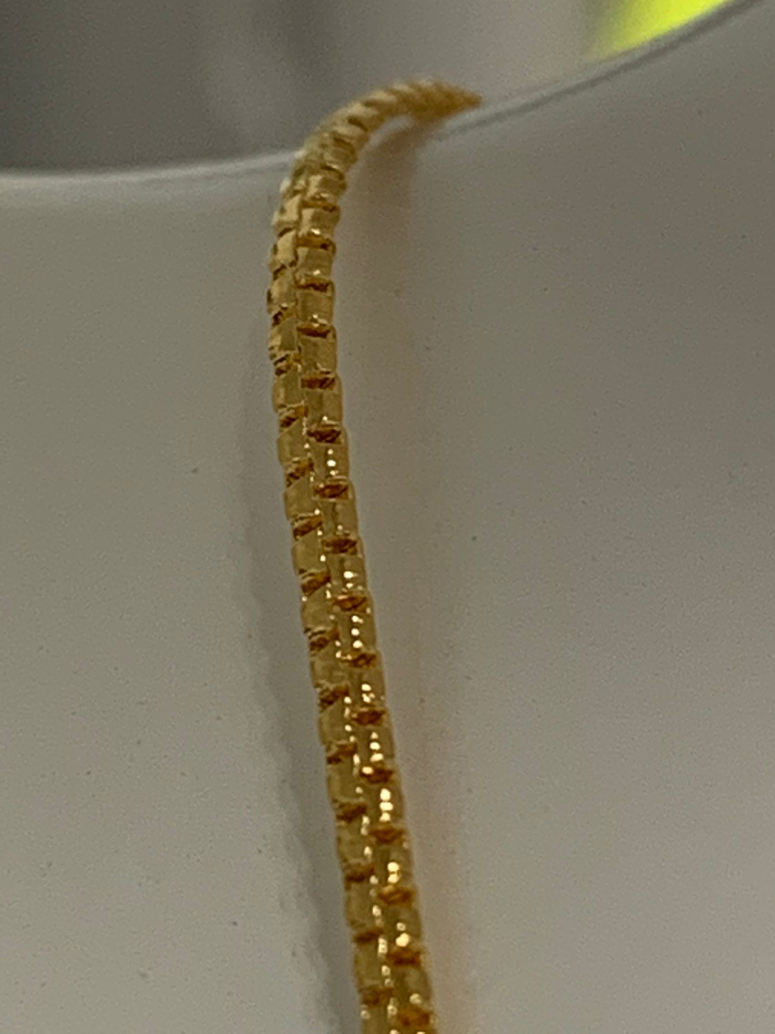 1pc 17.5'' Ready to Use Gold Flat Cocoon Necklace Chain, Layer Snake Chain Dainty Necklace, For Pendant Charm Necklace Making, 363