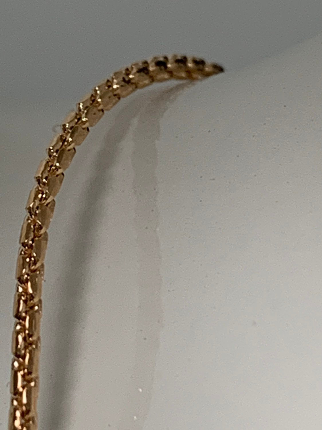 1pc 18'' Ready to Wear Gold Wheat Necklace Chain, Layer Fox Tail Chain Dainty Necklace, For Pendant Charm Necklace Making, 375