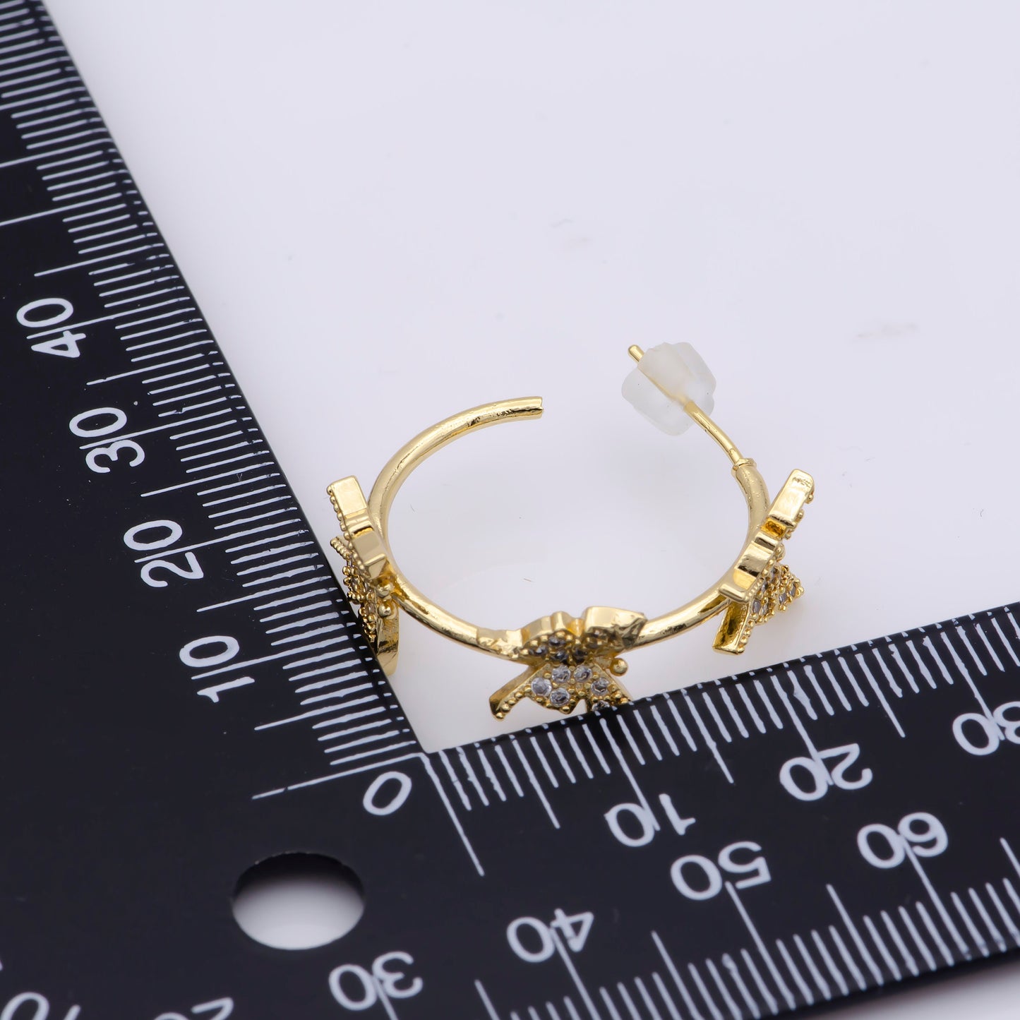Mini Butterfly Hoop Earring Statement Earring for Everyday Wear Animal Lover Mariposa Monarch Earring Jewelry