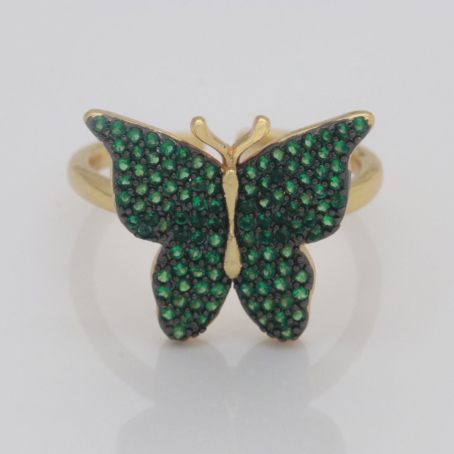 Dainty Butterfly Ring, Open Gold Adjustable Ring, Cute Mariposa Ring, Animal Lover Ring for Minimalist jewelry for Christmas Gift Idea