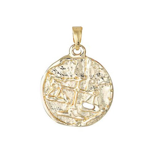Gold Zodiac Constellation Charms Large Astrology Charms Horoscope Charm, Add On Charm for Personalized Necklace Supply Rustic Charm