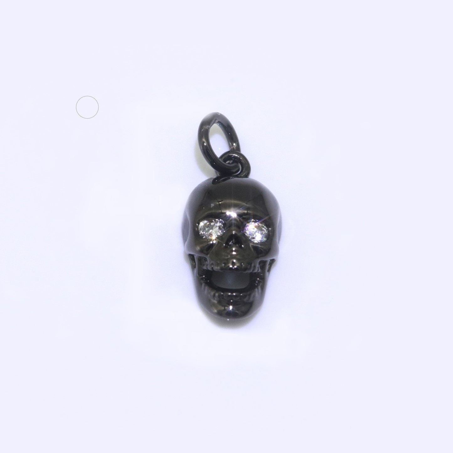Gold Skull Charm, Skull Pendant, 3D Skull Pendant Gold Charm, Pewter, Silver Black Gun Metal Charm Bracelet Necklace for halloween,M-509