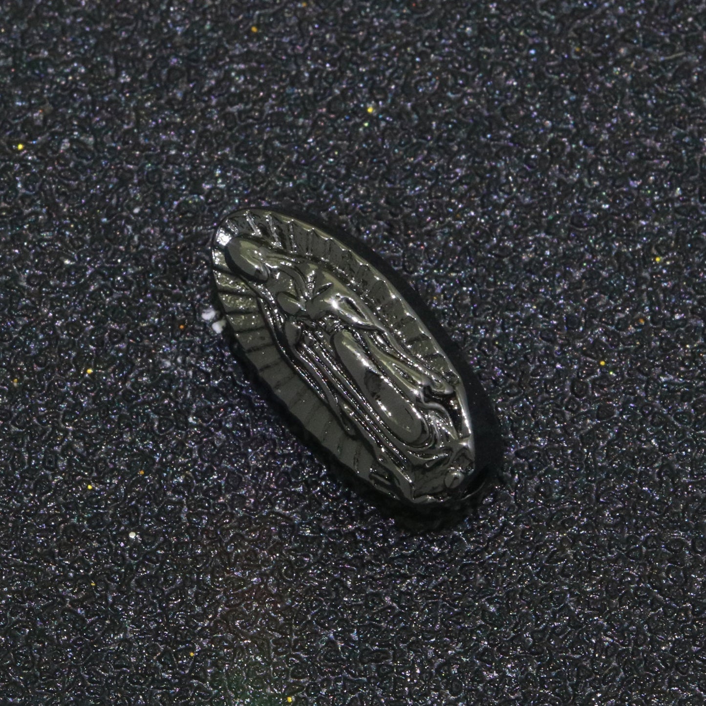 Dainty Gold Lady Guadalupe Bead Spacer Virgin Mary Bead for Bracelet Supply Component Jewelry Making