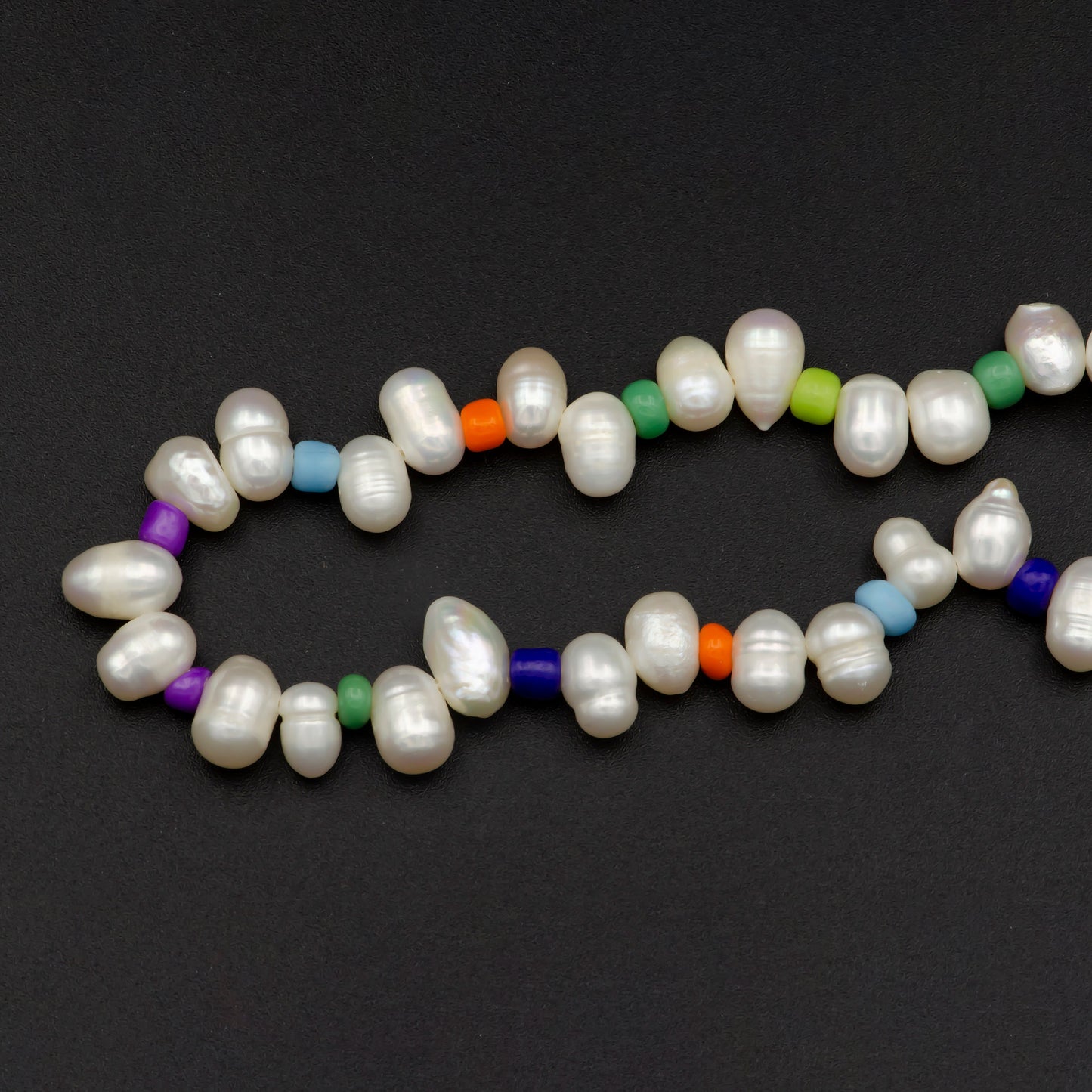 Tiny Freshwater Seed Necklace Rainbow Colorful Pearl Necklace,Beaded Necklace,Dainty Necklace Y2K Jewelry Christmas Gift for teenager,WA-305