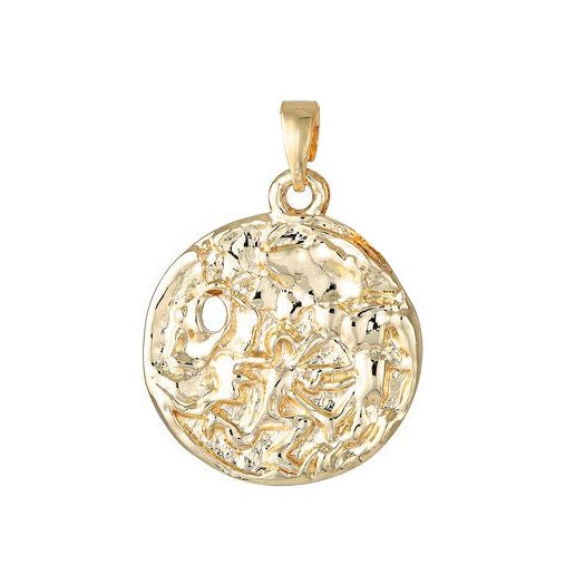 Gold Zodiac Constellation Charms Large Astrology Charms Horoscope Charm, Add On Charm for Personalized Necklace Supply Rustic Charm