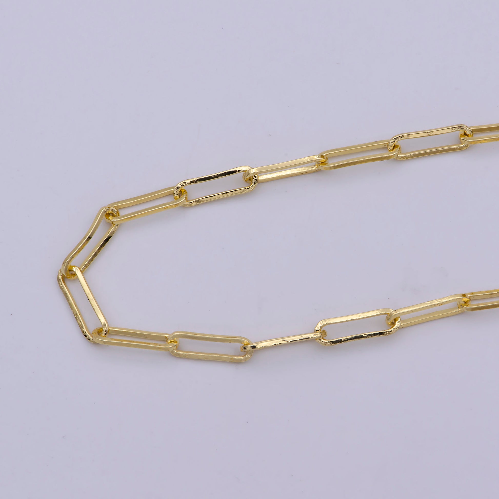 New Color Paperclip Rolo Cable Chain by Yard, Cable Rolo Chain by meter, 9.4mmx 2.8mm x Thicknest 0.6mm,Roll-250