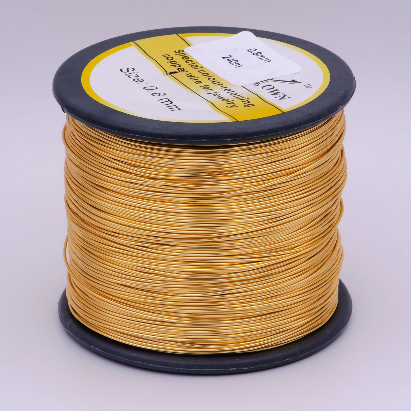 Full Spool Gold Wire Non Tarnish Beading Wire for Craft Supply Copper Wire Tarnish Resistant Jewelry Making 18, 20, 21, 22, 24, 26, 28gauge