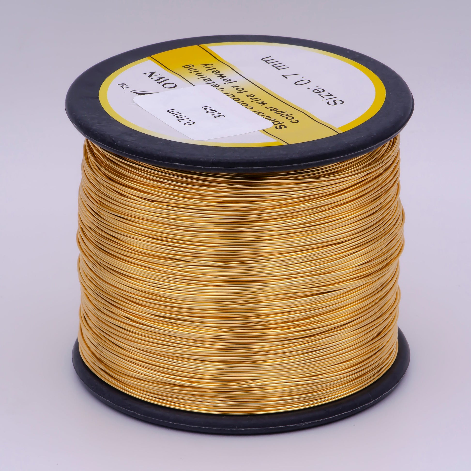 Full Spool Gold Wire Non Tarnish Beading Wire for Craft Supply Copper Wire Tarnish Resistant Jewelry Making 18, 20, 21, 22, 24, 26, 28gauge