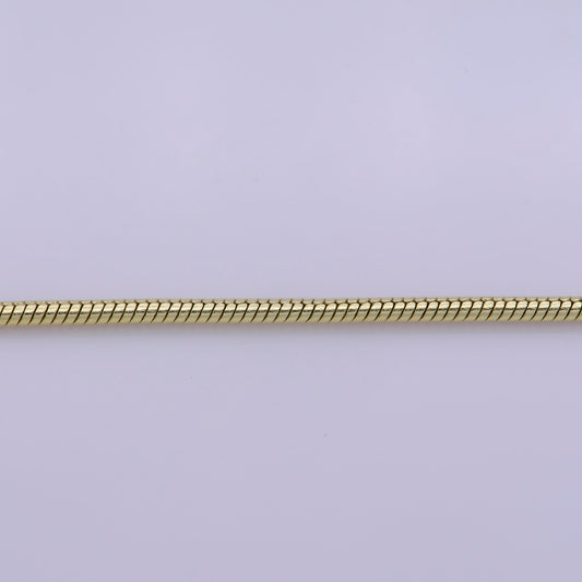 1pc 19.7'' Ready to Use Gold Cocoon Necklace Chain, Layer Snake Chain Dainty Necklace, For Pendant Charm Necklace Making, WA-403