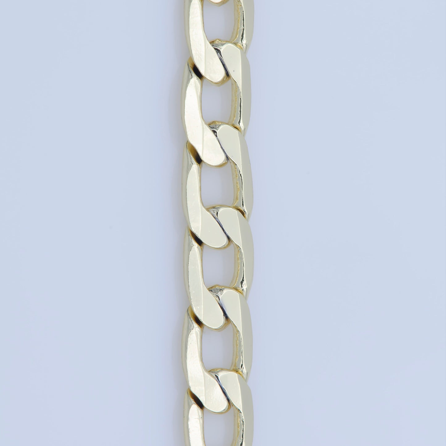 1pc 17.7'' Ready to Use Gold Cuban Curb Necklace Chain,Layering Curb Chain Dainty Necklace, For Pendant Charm Necklace,WA 232