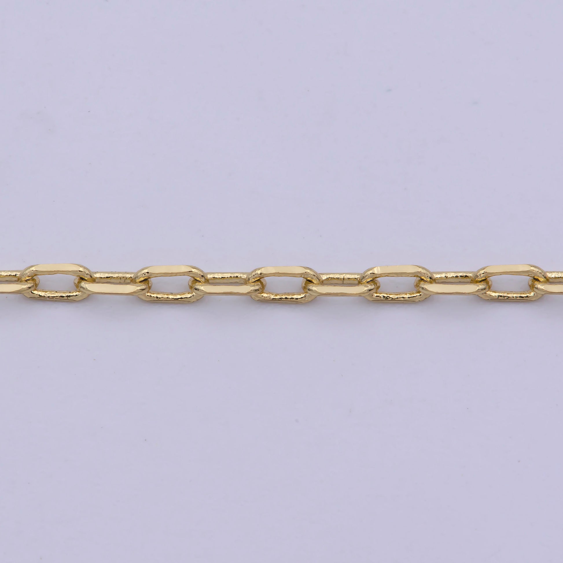 1pc 17.2'' Ready to Use Gold Thin Cable Necklace Chain, Small paperclip Chain Dainty Necklace, For Pendant Charm Necklace, WA-466