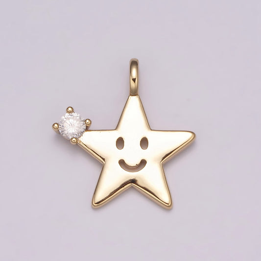 Shooting Star Charm Twinkle Little Star Children's Jewelry Cute Gifts For Girls, Kid's Gifts, Star Charm Necklace, Kawaii Jewellery