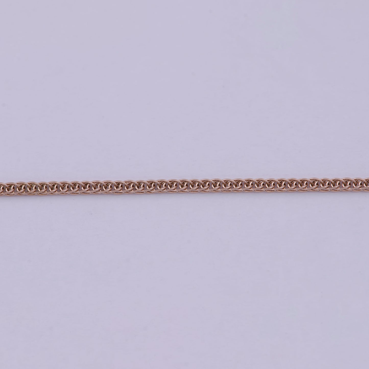 1pc 20'' Ready to Use Adjustable Pink Gold Unique Necklace Chain, Layering Chain Dainty Necklace, Perfect for Pendant Necklace, WA-515