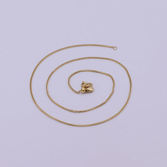 1pc 20'' Ready to Use Adjustable Gold Unique Necklace Chain, Layering Chain Dainty Necklace, Perfect for Pendant Necklace, WA-516