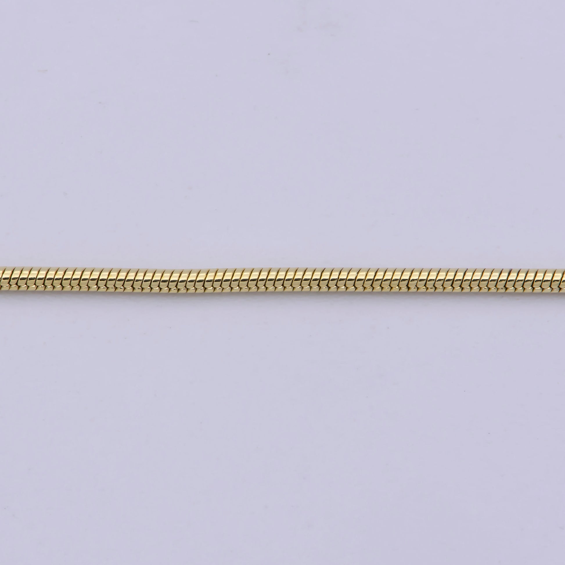 1pc 17.9' Ready to Use Gold Cocoon Necklace Chain, Layer Snake Chain Dainty Necklace, For Pendant Charm Necklace Making,WA-416