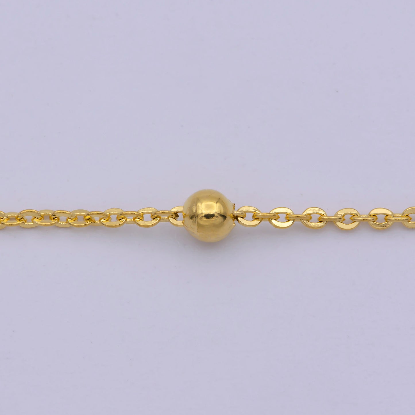 17.5'' Ready to Use Gold Thin Rolo Necklace Chain,Layering Ball Rolo Chain Dainty Necklace,For Pendant Charm Necklace Making, WA-471
