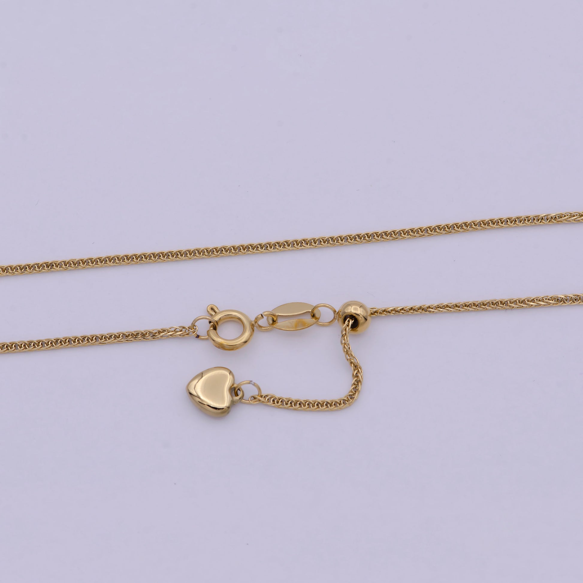 1pc 20'' Ready to Use Adjustable Gold Unique Necklace Chain, Layering Chain Dainty Necklace, Perfect for Pendant Necklace, WA-516
