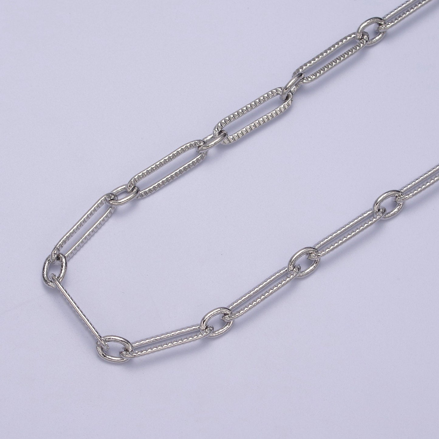 Gold Oval Cable Paperclip Chain by Yard, Link Cable Thick Elongate Chain, Wholesale bulk Roll Chain Jewelry Making 18.7x5.1mm, ROLL-609,610