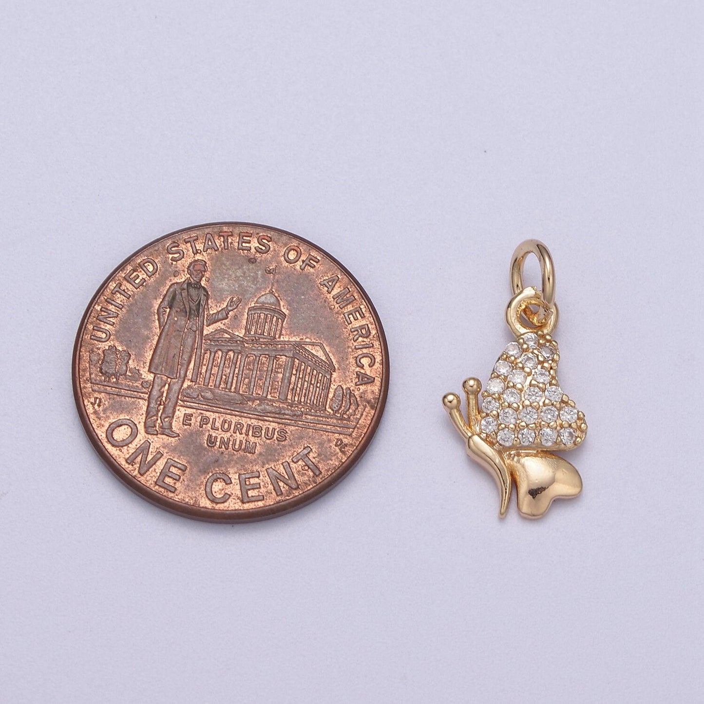Mini Butterfly Charm Insect Animal Jewelry Add on Charm for Necklace Bracelet Earring N-286