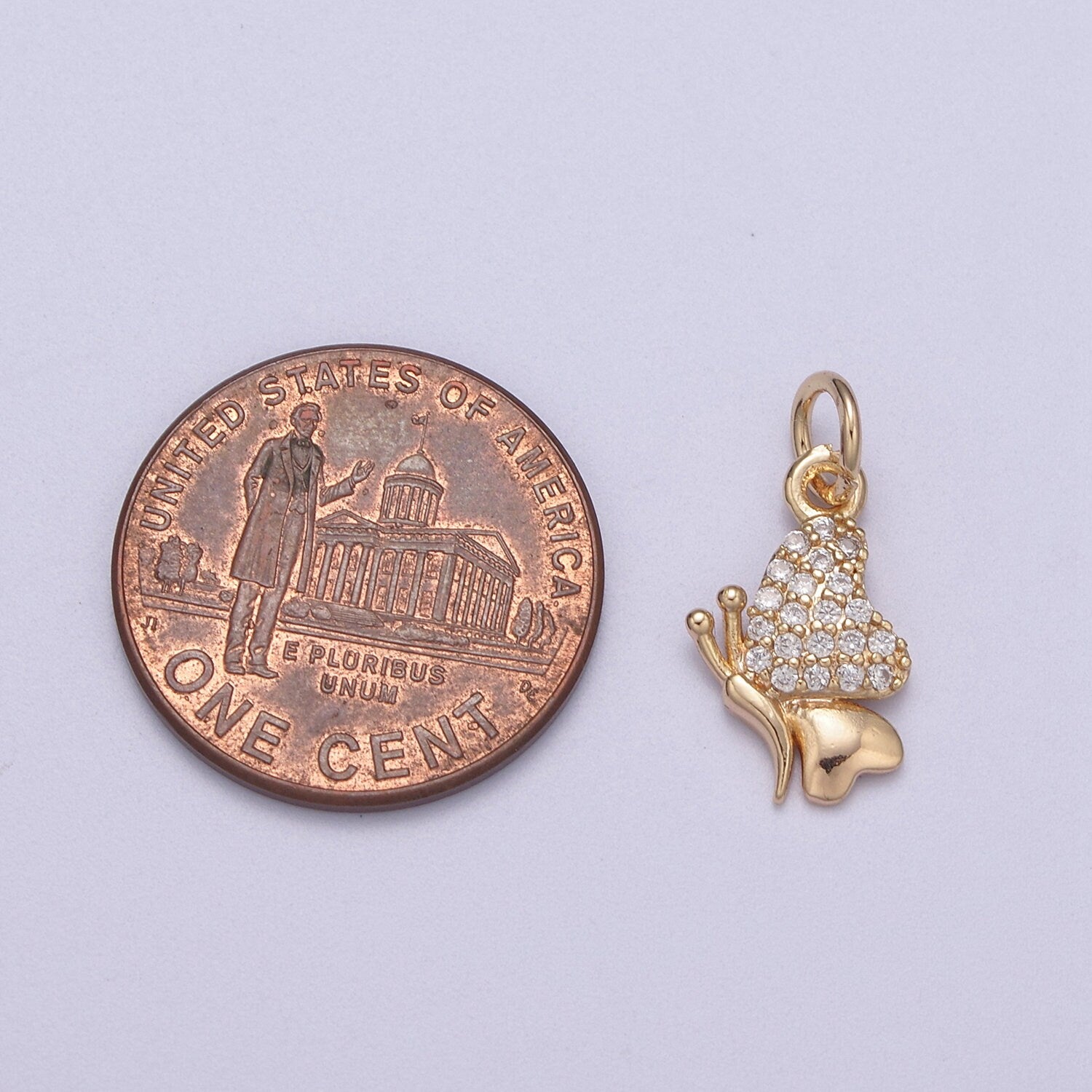 Mini Butterfly Charm Insect Animal Jewelry Add on Charm for Necklace Bracelet Earring N-286