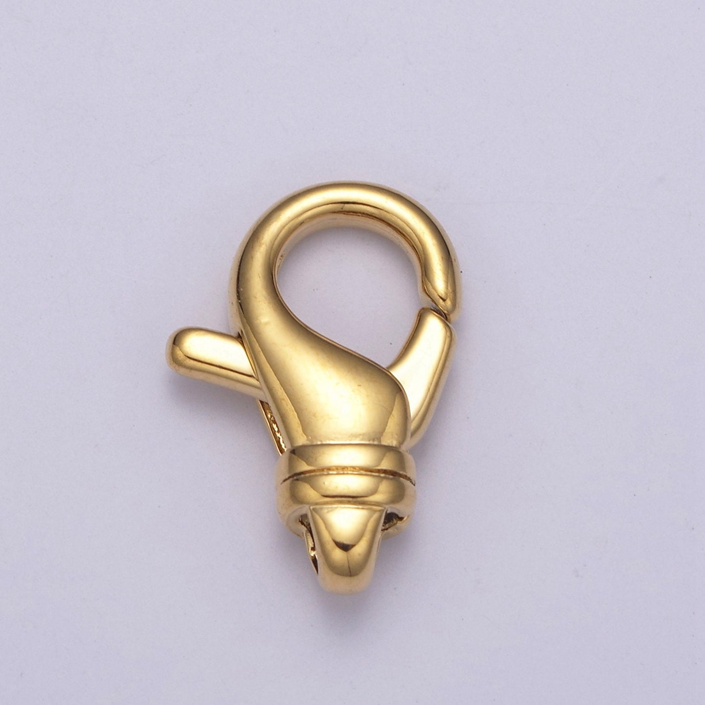 Silver / Gold Lobster Clasps - Teardrop 24K Gold Filled Clasp for Jewelry Making Findings L-588/L-589