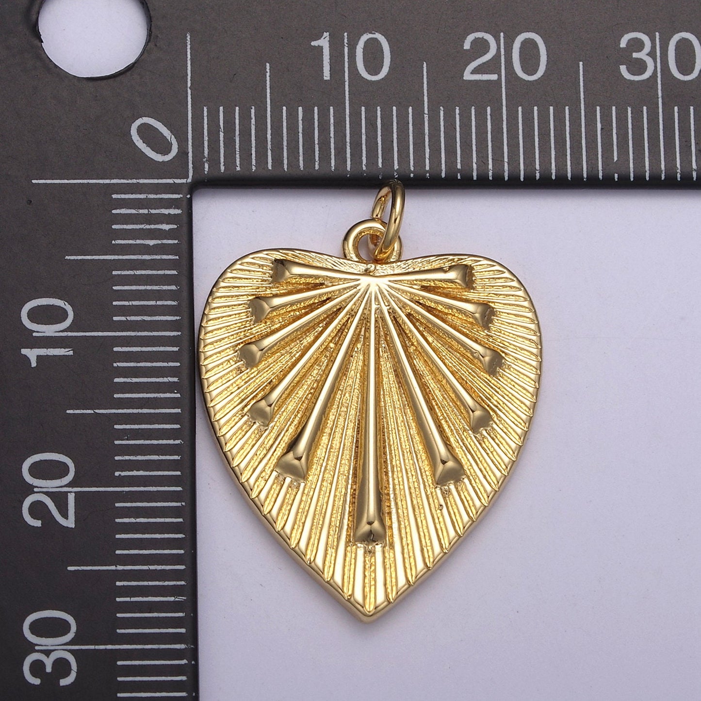 14k Gold Filled Heart Pendant, Heart Necklace, Heart Medallion, Heart Charm, Love Pendant, Gold Heart Pendant N-308