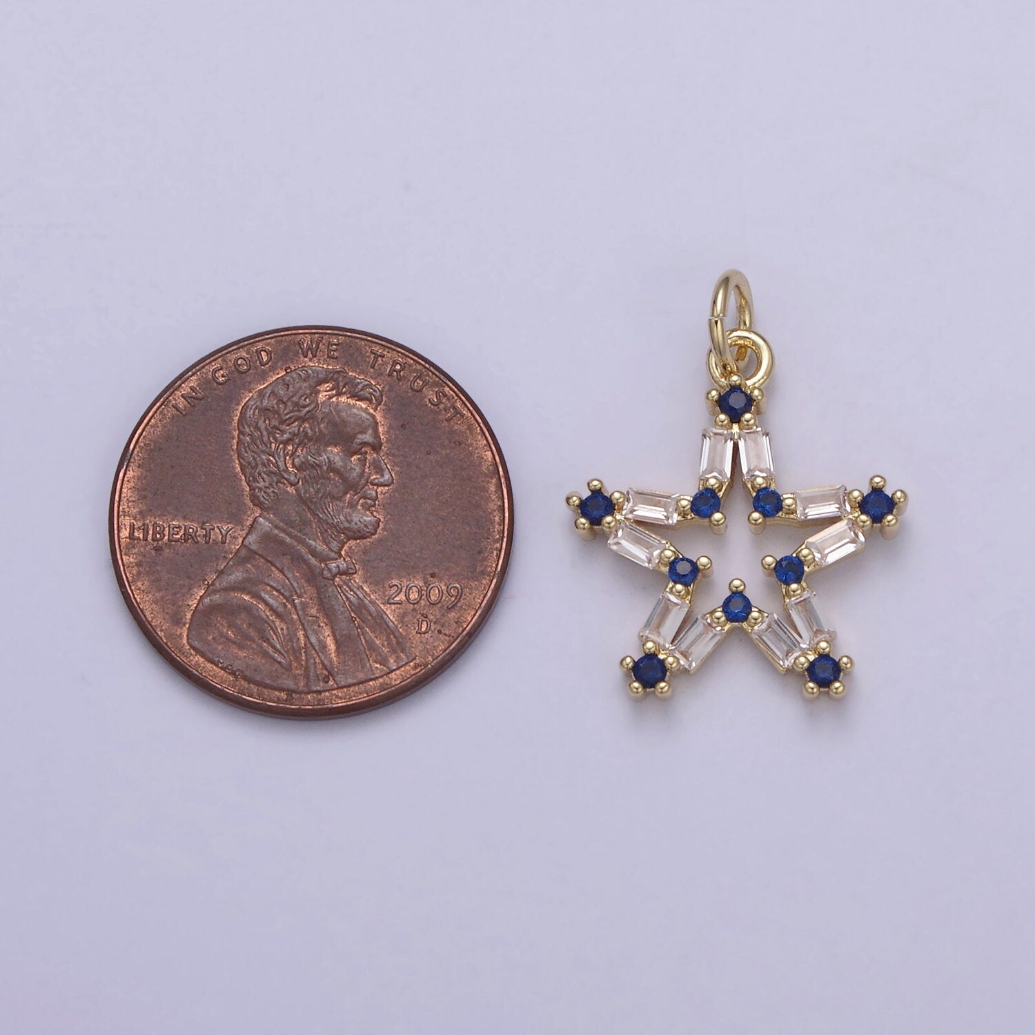 Tiny CZ Bright Stars Cubic Zirconia Small Starburst North Star Pendant - Gold Filled CZ Drop Charm Pendant, Celestial Jewelry, Pointed Stars