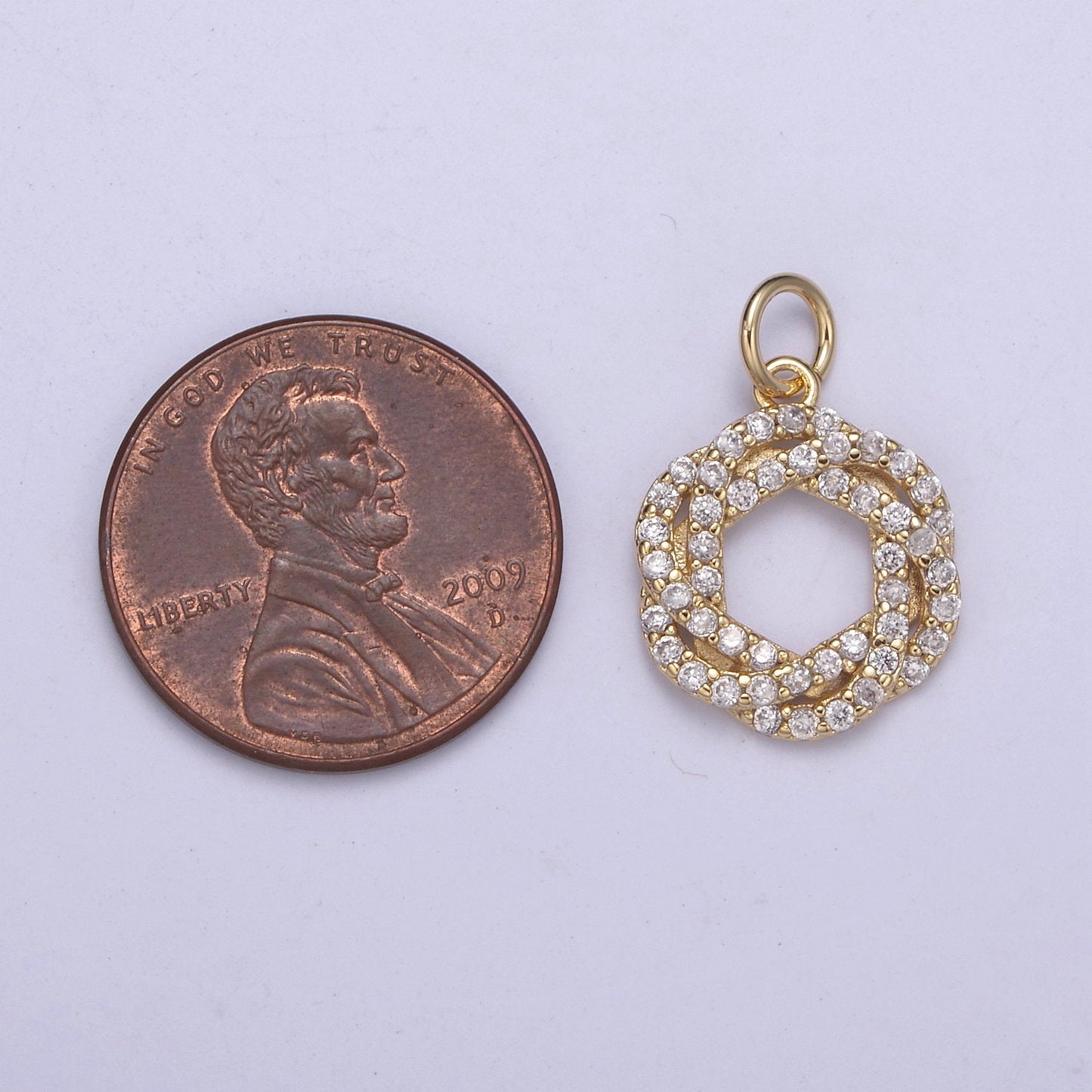 Dainty Flower Charms, Micro Pave Floral Pendant Jewelry 14K Gold Filled Flower Charm Add on Pendant N-410