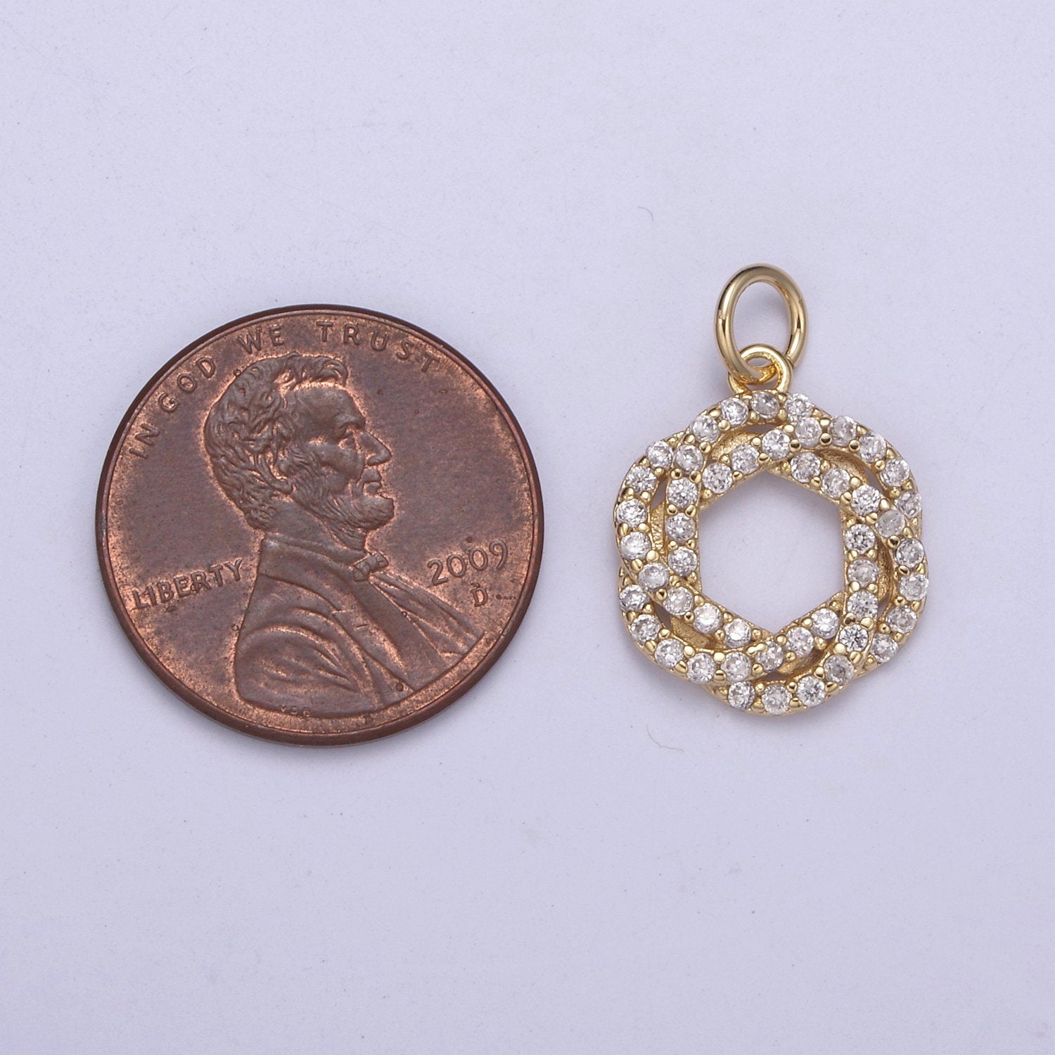 Dainty Flower Charms, Micro Pave Floral Pendant Jewelry 14K Gold Filled Flower Charm Add on Pendant N-410