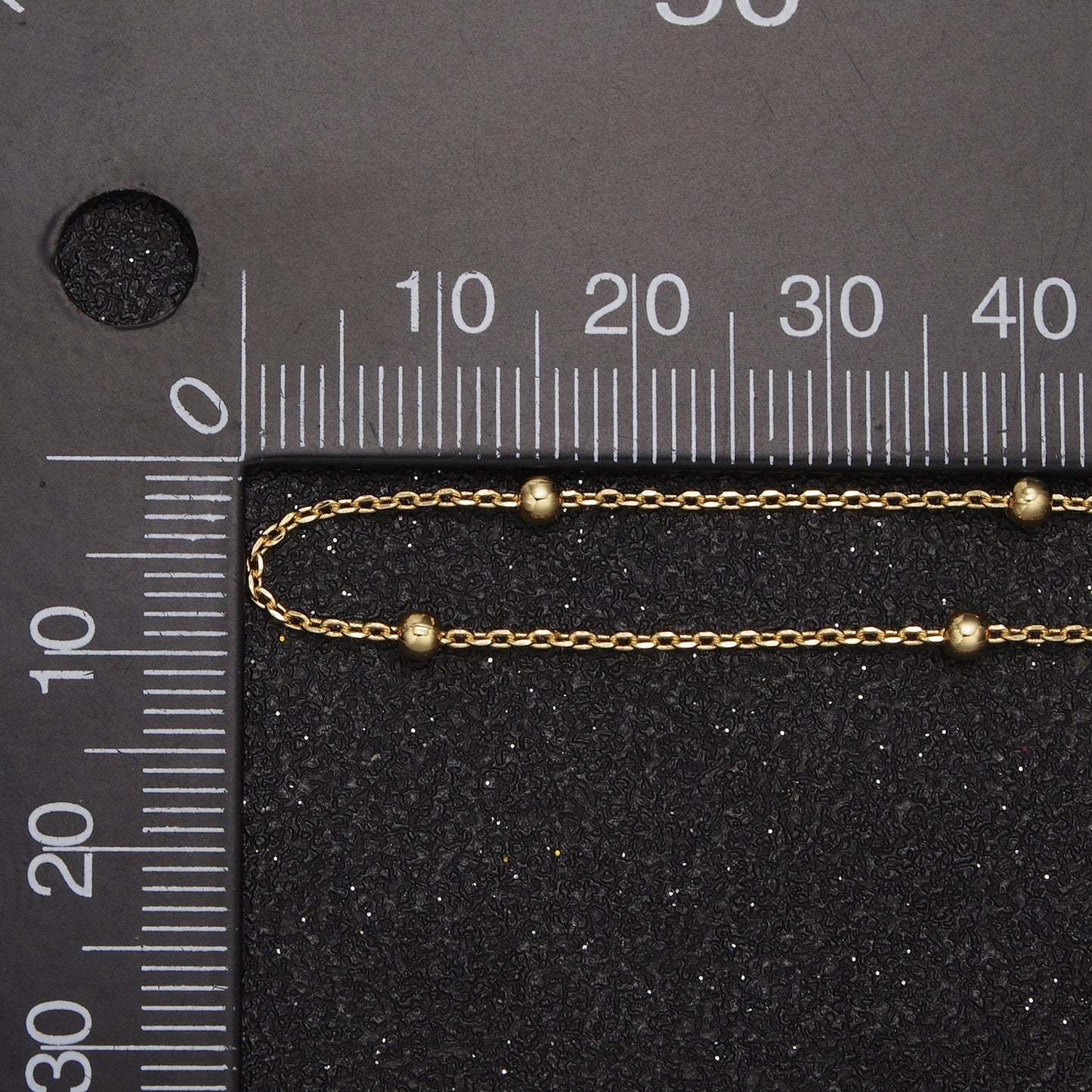 Dainty 24K Gold Filled Bead Wholesale Bulk Roll Chain by Yard, Width 2.5mm Satellite Cable in Gold & Silver Color For Jewelry Making, 633