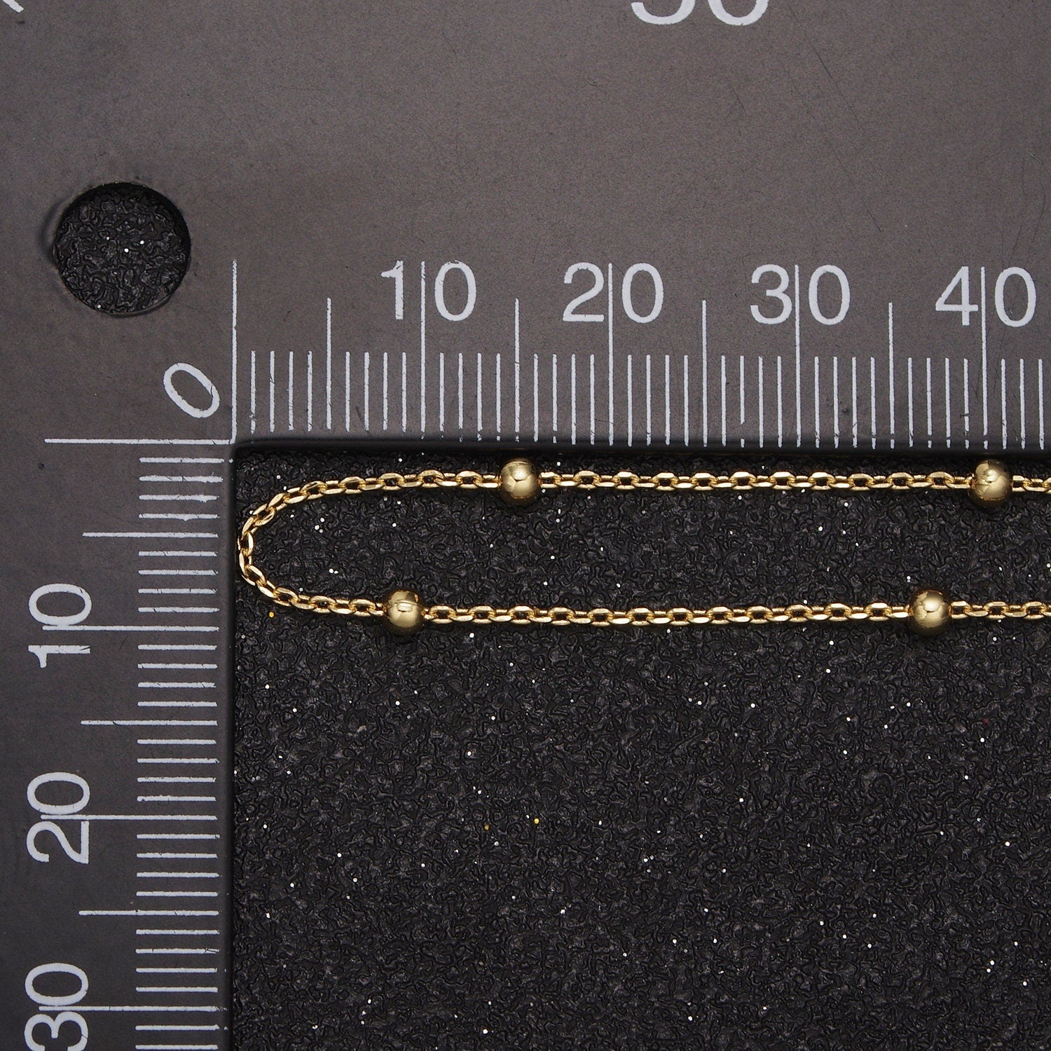 Dainty 24K Gold Filled Bead Wholesale Bulk Roll Chain by Yard, Width 2.5mm Satellite Cable in Gold & Silver Color For Jewelry Making, 633
