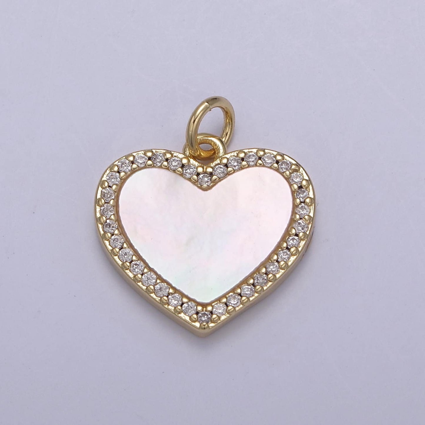 Gemstone Heart Pendant Comes in Malachite, Abalone, Pearl, Turquoise, Tiger Eye Bohemian Findings | DIY Fashion Charm Add on Necklace N-896