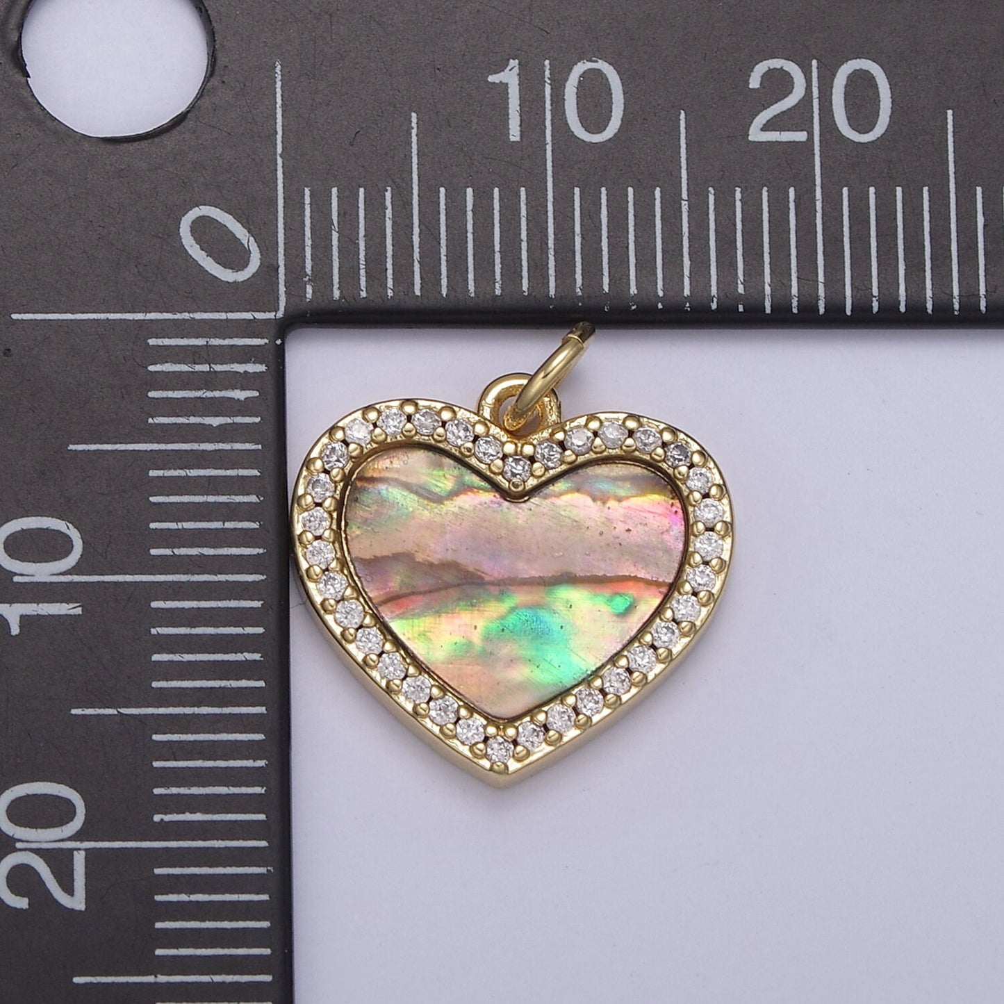 Gemstone Heart Pendant Comes in Malachite, Abalone, Pearl, Turquoise, Tiger Eye Bohemian Findings | DIY Fashion Charm Add on Necklace N-896